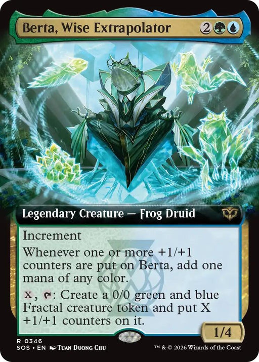 Image for Berta, Wise Extrapolator (Extended Art) (346) (Foil) [Secrets of Strixhaven] - Magic: The Gathering