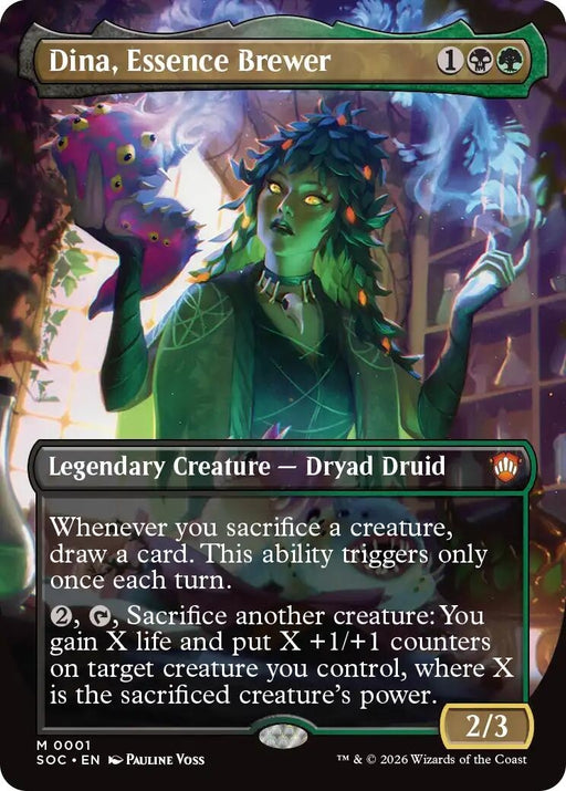Image for Dina, Essence Brewer (Borderless) (1) [Secrets of Strixhaven] - Magic: The Gathering