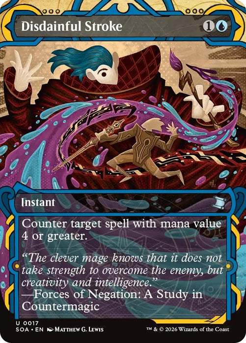Image for Disdainful Stroke (17) (Foil) [Secrets of Strixhaven: Mystical Archive] - Magic: The Gathering
