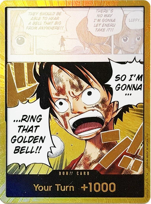 DON!! Card (Luffy) (Gold) (Foil) [Adventure on Kami's Island]