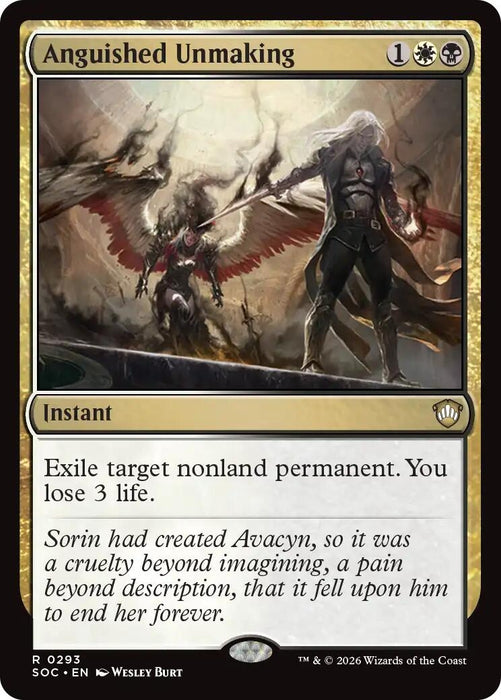 Image for Anguished Unmaking (293) [Secrets of Strixhaven] - Magic: The Gathering