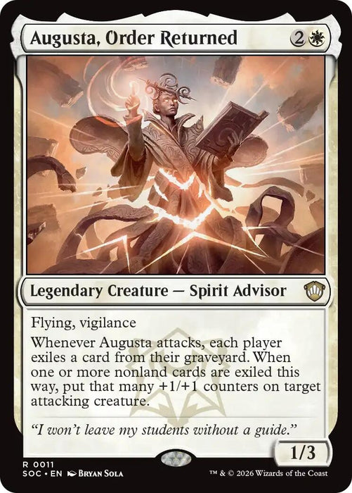 Image for Augusta, Order Returned (11) [Secrets of Strixhaven] - Magic: The Gathering