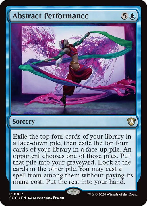 Image for Abstract Performance (17) [Secrets of Strixhaven] - Magic: The Gathering