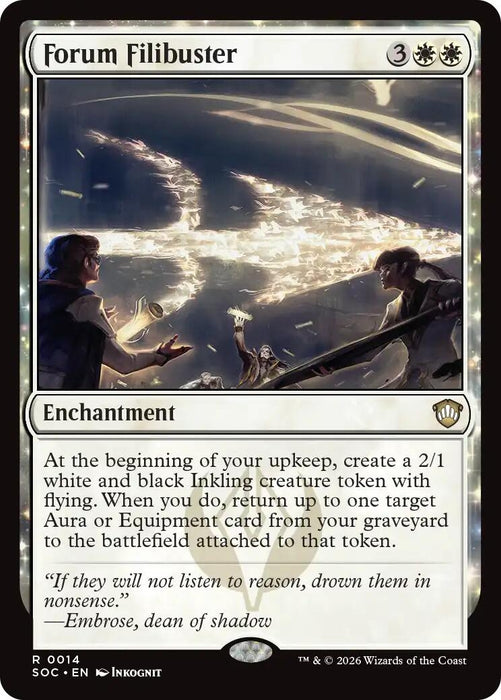 Image for Forum Filibuster (14) [Secrets of Strixhaven] - Magic: The Gathering
