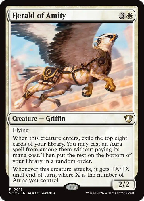 Image for Herald of Amity (15) [Secrets of Strixhaven] - Magic: The Gathering