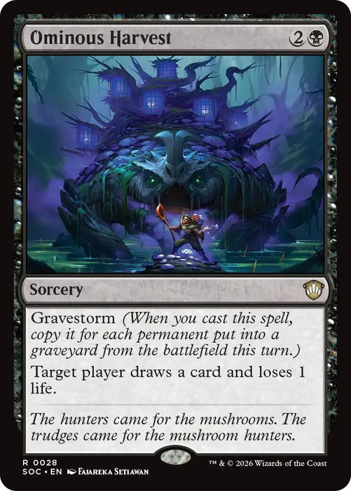 Image for Ominous Harvest (28) [Secrets of Strixhaven] - Magic: The Gathering