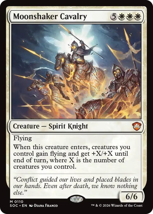 Image for Moonshaker Cavalry (110) [Secrets of Strixhaven] - Magic: The Gathering