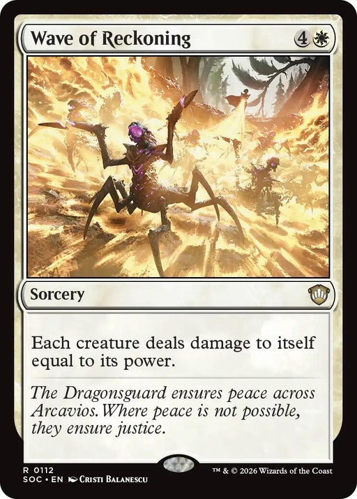 Image for Wave of Reckoning (112) [Secrets of Strixhaven] - Magic: The Gathering