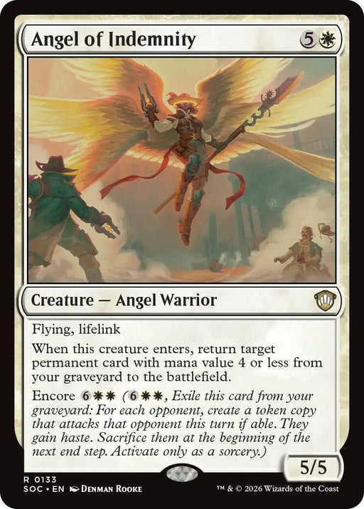 Image for Angel of Indemnity (133) [Secrets of Strixhaven] - Magic: The Gathering