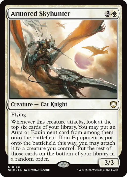 Image for Armored Skyhunter (138) [Secrets of Strixhaven] - Magic: The Gathering