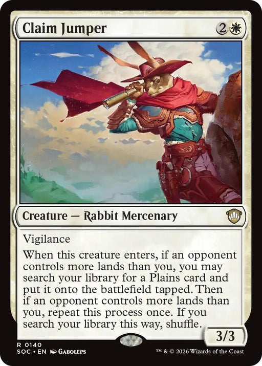 Image for Claim Jumper (140) [Secrets of Strixhaven] - Magic: The Gathering