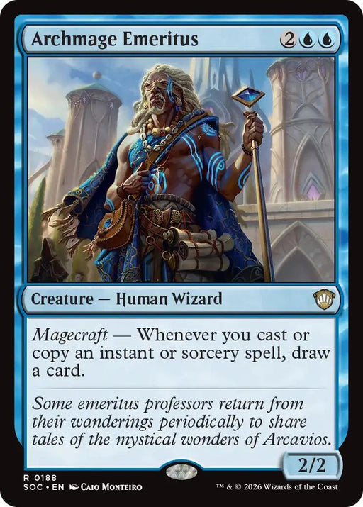 Image for Archmage Emeritus (188) [Secrets of Strixhaven] - Magic: The Gathering