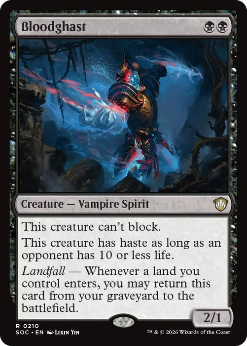 Image for Bloodghast (210) [Secrets of Strixhaven] - Magic: The Gathering