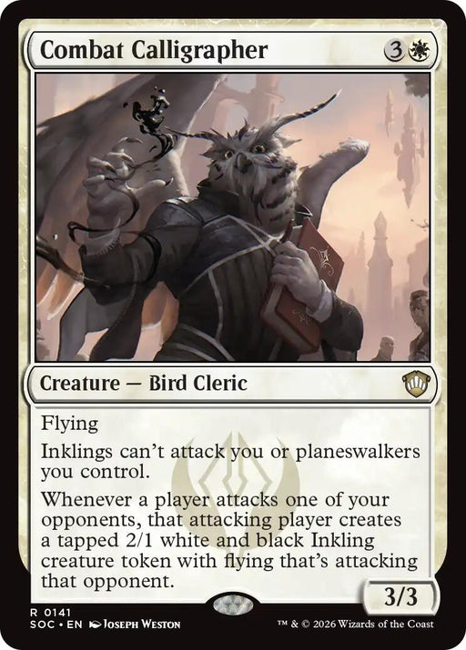 Image for Combat Calligrapher (141) [Secrets of Strixhaven] - Magic: The Gathering