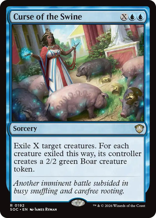 Image for Curse of the Swine (192) [Secrets of Strixhaven] - Magic: The Gathering