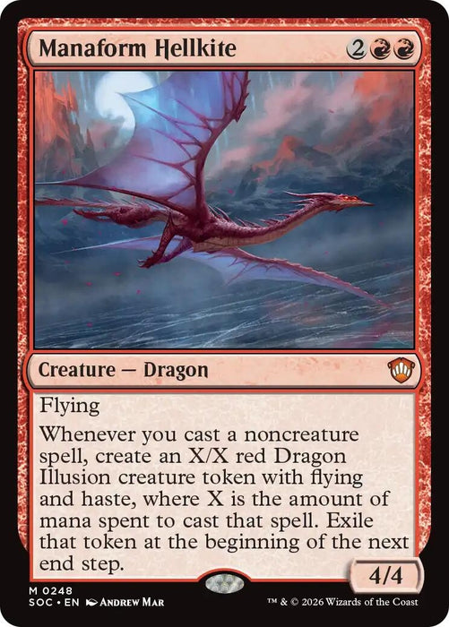 Image for Manaform Hellkite (248) [Secrets of Strixhaven] - Magic: The Gathering