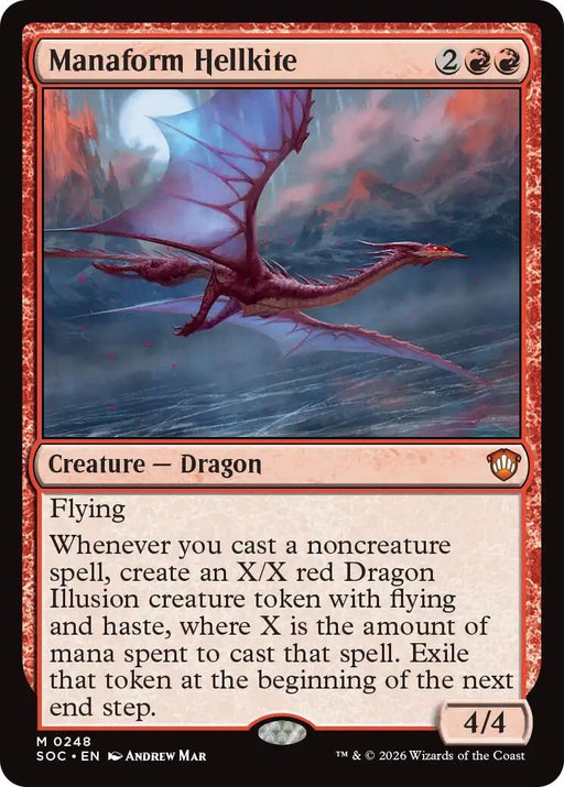 Image for Manaform Hellkite (248) [Secrets of Strixhaven] - Magic: The Gathering