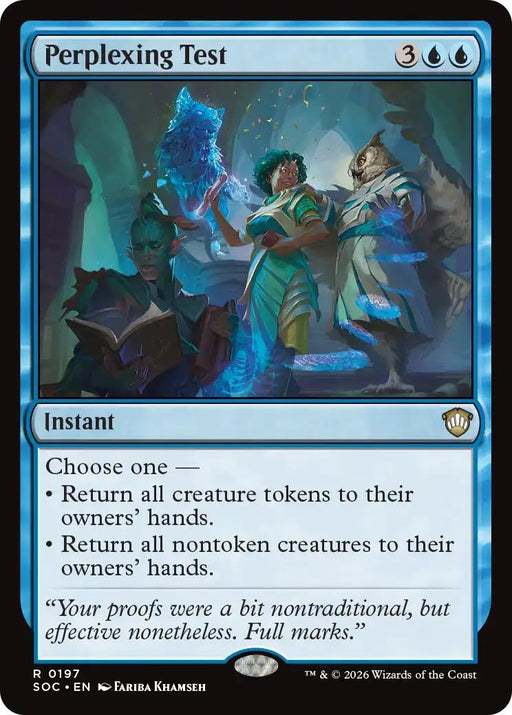Image for Perplexing Test (197) [Secrets of Strixhaven] - Magic: The Gathering