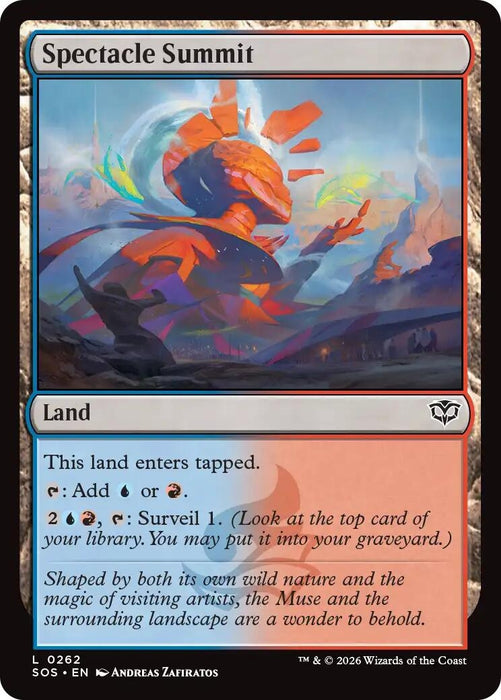 Image for Spectacle Summit (262) (Foil) [Secrets of Strixhaven] - Magic: The Gathering