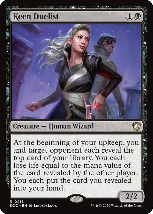 Image for Keen Duelist (218) [Secrets of Strixhaven] - Magic: The Gathering