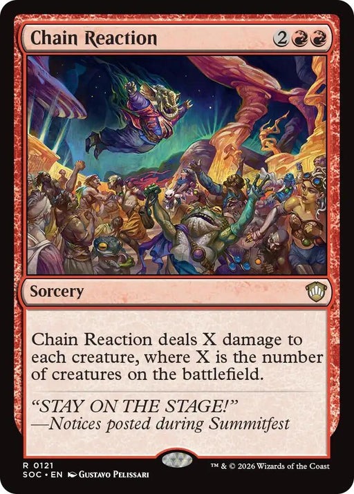 Image for Chain Reaction (121) [Secrets of Strixhaven] - Magic: The Gathering