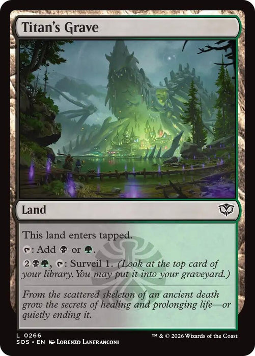 Image for Titan's Grave (266) [Secrets of Strixhaven] - Magic: The Gathering