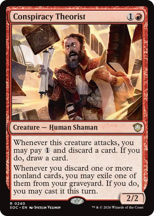 Image for Conspiracy Theorist (240) [Secrets of Strixhaven] - Magic: The Gathering