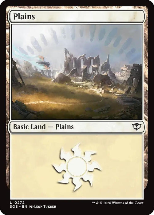Image for Plains (0272) (272) (Foil) [Secrets of Strixhaven] - Magic: The Gathering