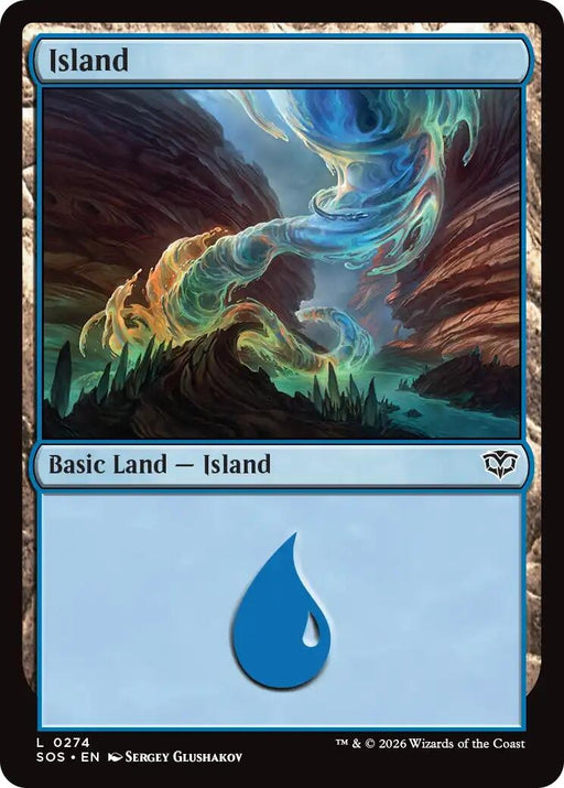 Image for Island (0274) (274) (Foil) [Secrets of Strixhaven] - Magic: The Gathering