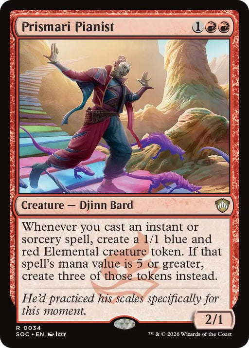 Image for Prismari Pianist (34) [Secrets of Strixhaven] - Magic: The Gathering