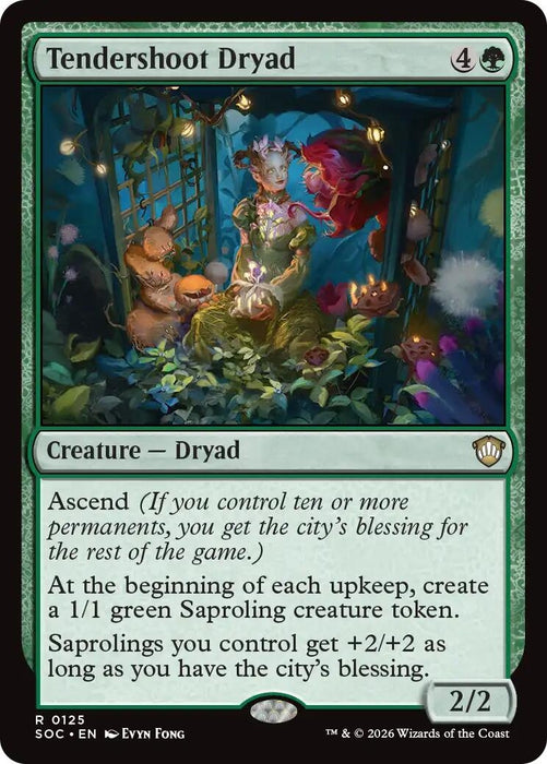 Image for Tendershoot Dryad (125) [Secrets of Strixhaven] - Magic: The Gathering