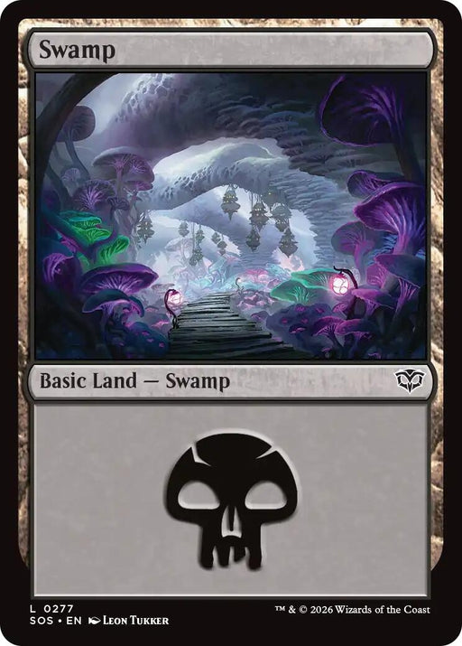 Image for Swamp (0277) (277) (Foil) [Secrets of Strixhaven] - Magic: The Gathering