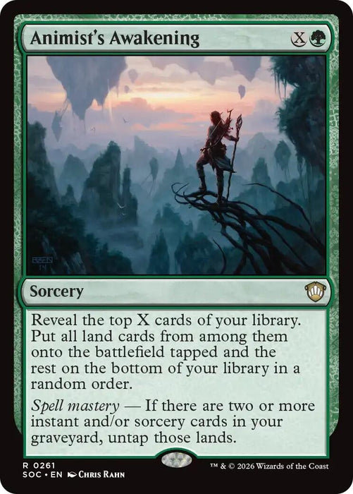Image for Animist's Awakening (261) [Secrets of Strixhaven] - Magic: The Gathering