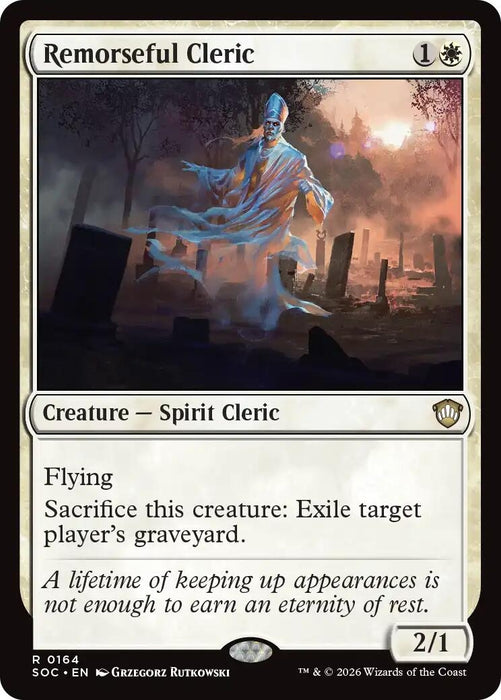 Image for Remorseful Cleric (164) [Secrets of Strixhaven] - Magic: The Gathering