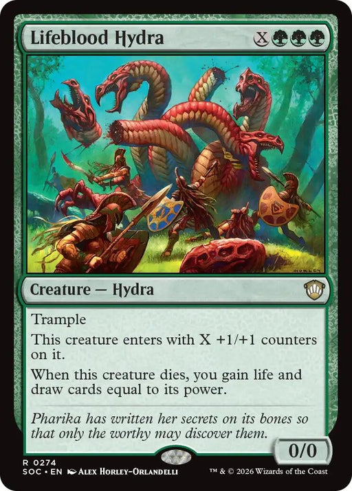 Image for Lifeblood Hydra (274) [Secrets of Strixhaven] - Magic: The Gathering