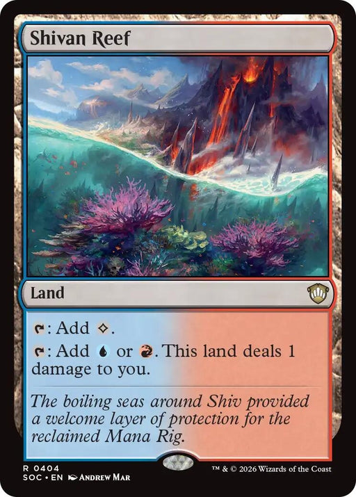 Image for Shivan Reef (404) [Secrets of Strixhaven] - Magic: The Gathering