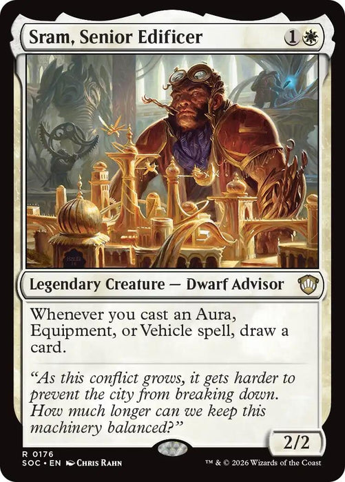 Image for Sram, Senior Edificer (176) [Secrets of Strixhaven] - Magic: The Gathering