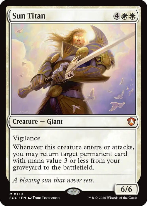 Image for Sun Titan (178) [Secrets of Strixhaven] - Magic: The Gathering
