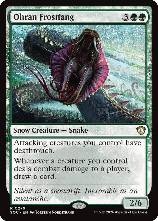 Image for Ohran Frostfang (279) [Secrets of Strixhaven] - Magic: The Gathering