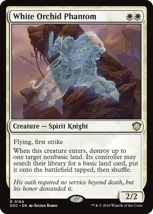 Image for White Orchid Phantom (184) [Secrets of Strixhaven] - Magic: The Gathering