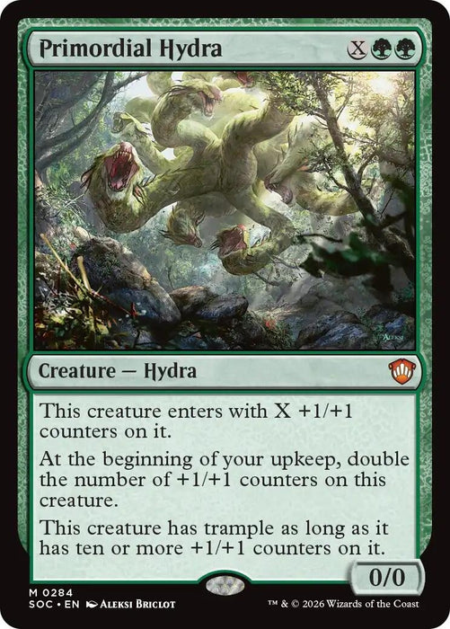Image for Primordial Hydra (284) [Secrets of Strixhaven] - Magic: The Gathering