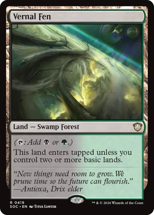 Image for Vernal Fen (419) [Secrets of Strixhaven] - Magic: The Gathering