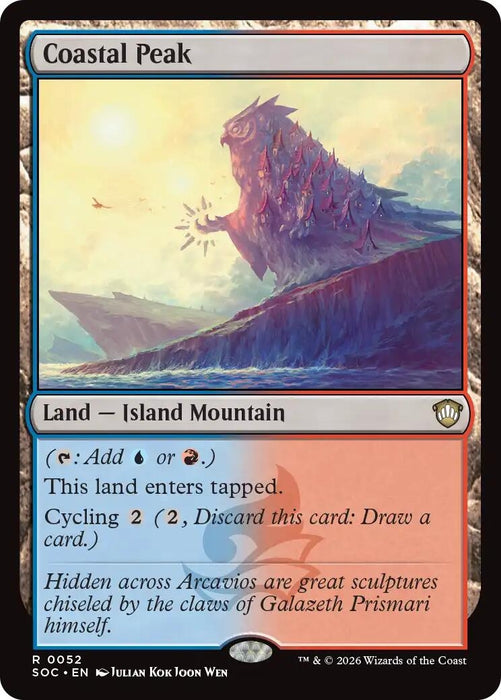 Image for Coastal Peak (52) [Secrets of Strixhaven] - Magic: The Gathering
