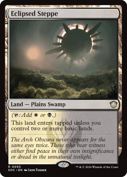 Image for Eclipsed Steppe (53) [Secrets of Strixhaven] - Magic: The Gathering