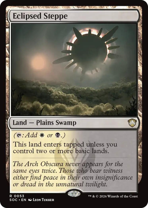 Image for Eclipsed Steppe (53) [Secrets of Strixhaven] - Magic: The Gathering