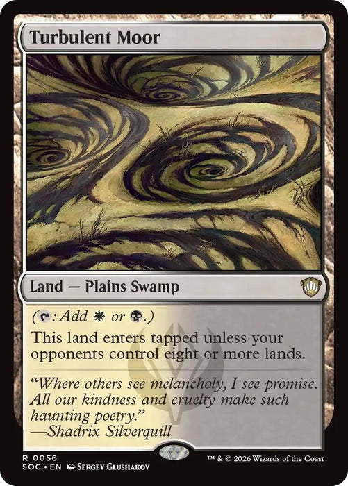 Image for Turbulent Moor (56) [Secrets of Strixhaven] - Magic: The Gathering