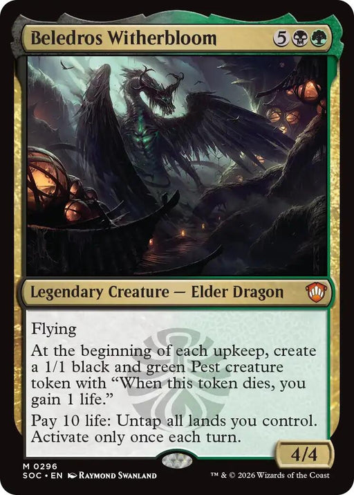 Image for Beledros Witherbloom (296) [Secrets of Strixhaven] - Magic: The Gathering
