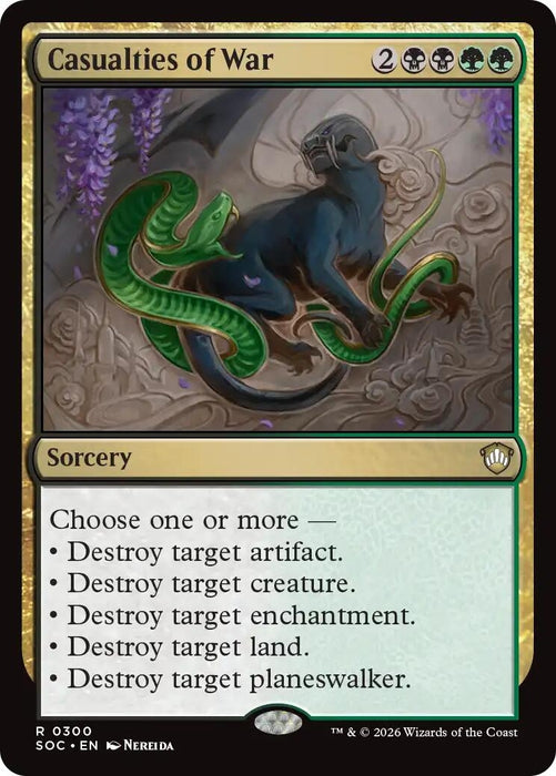 Image for Casualties of War (300) [Secrets of Strixhaven] - Magic: The Gathering