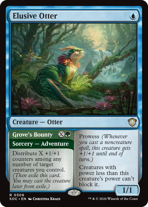 Image for Elusive Otter (306) [Secrets of Strixhaven] - Magic: The Gathering