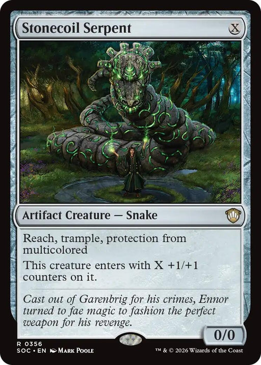 Image for Stonecoil Serpent (356) [Secrets of Strixhaven] - Magic: The Gathering